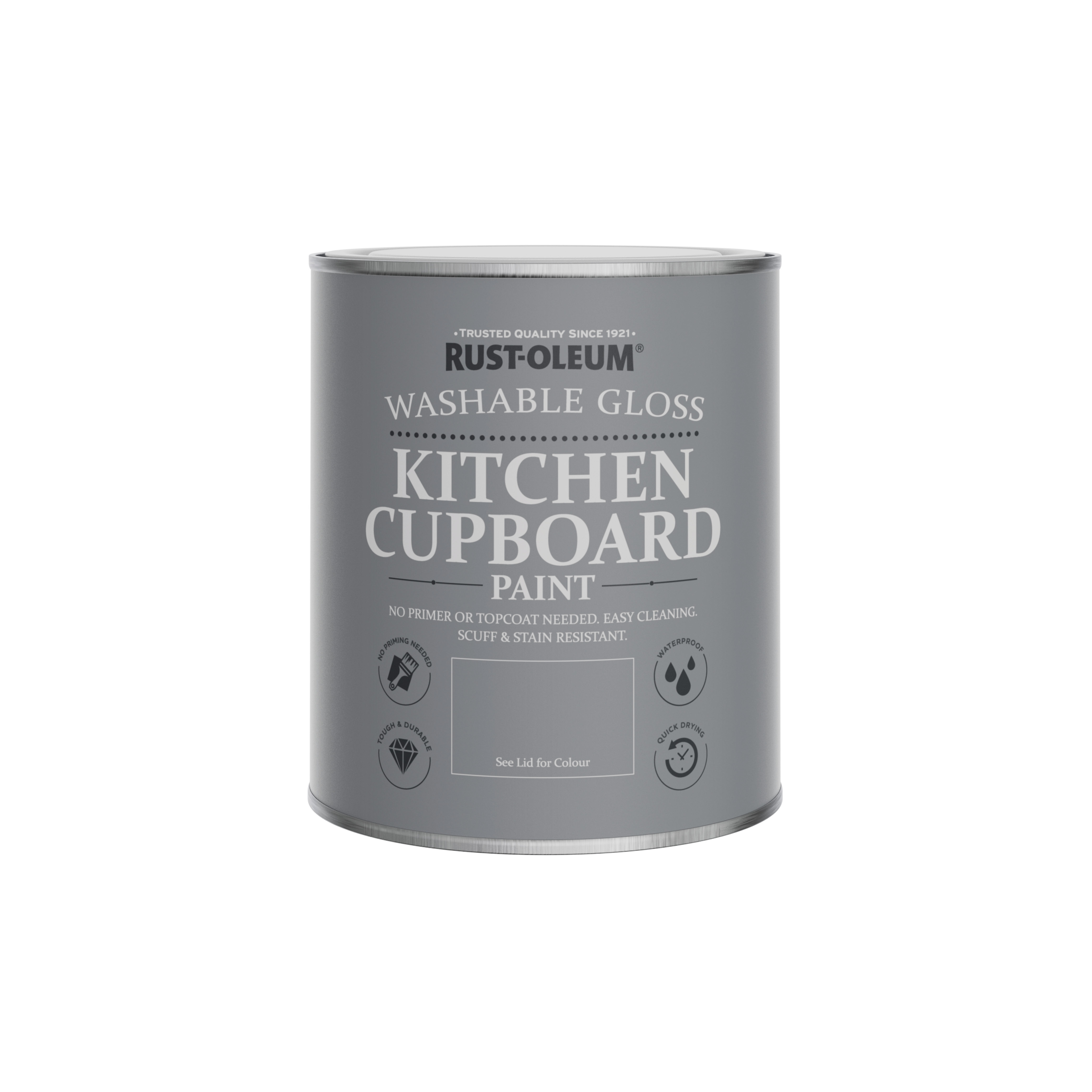 Rust-Oleum Green Gloss Finish Kitchen Cupboard Paint - Sage Mist 750ml