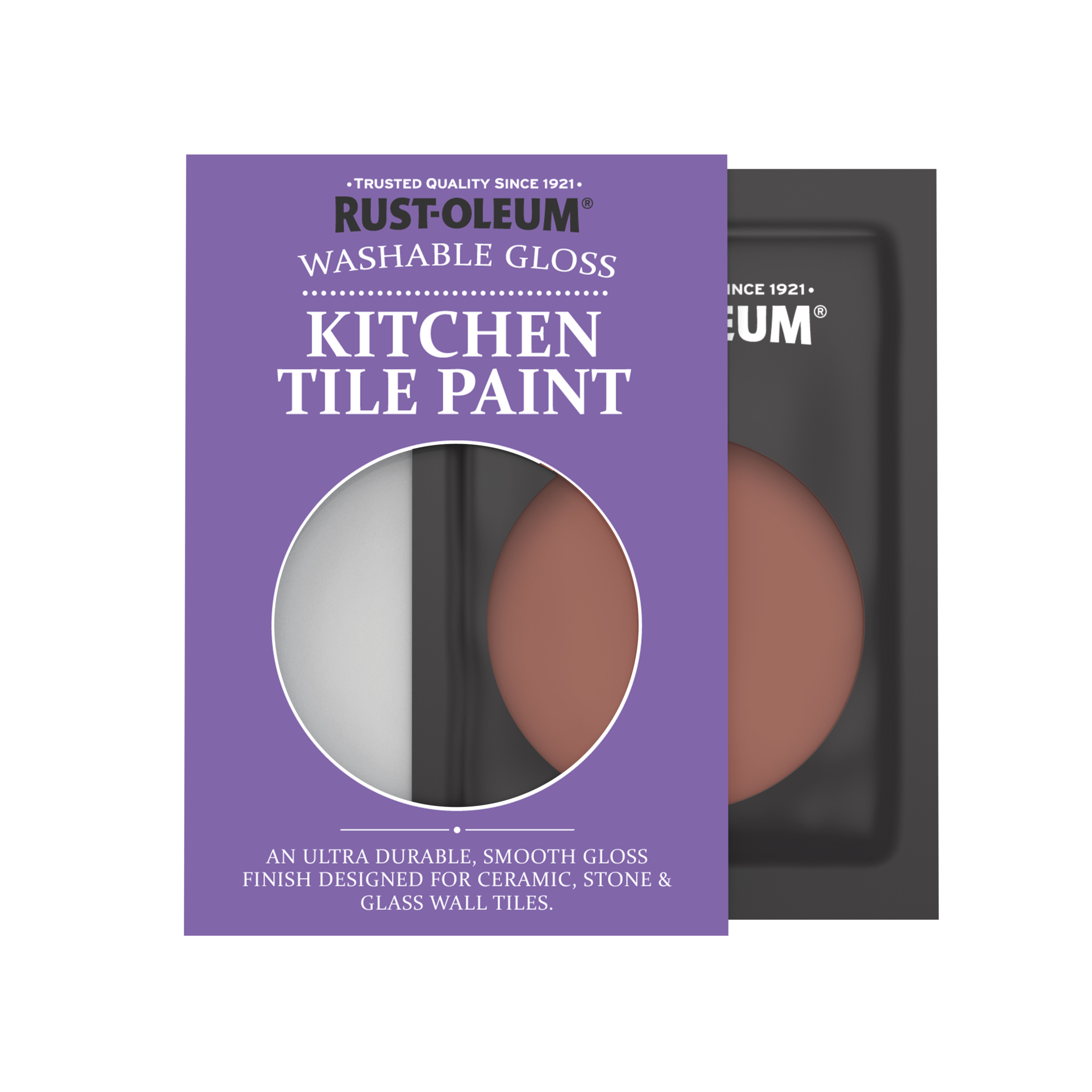 Kitchen Tile Paint, Gloss Finish - FIRE BRICK 10ml