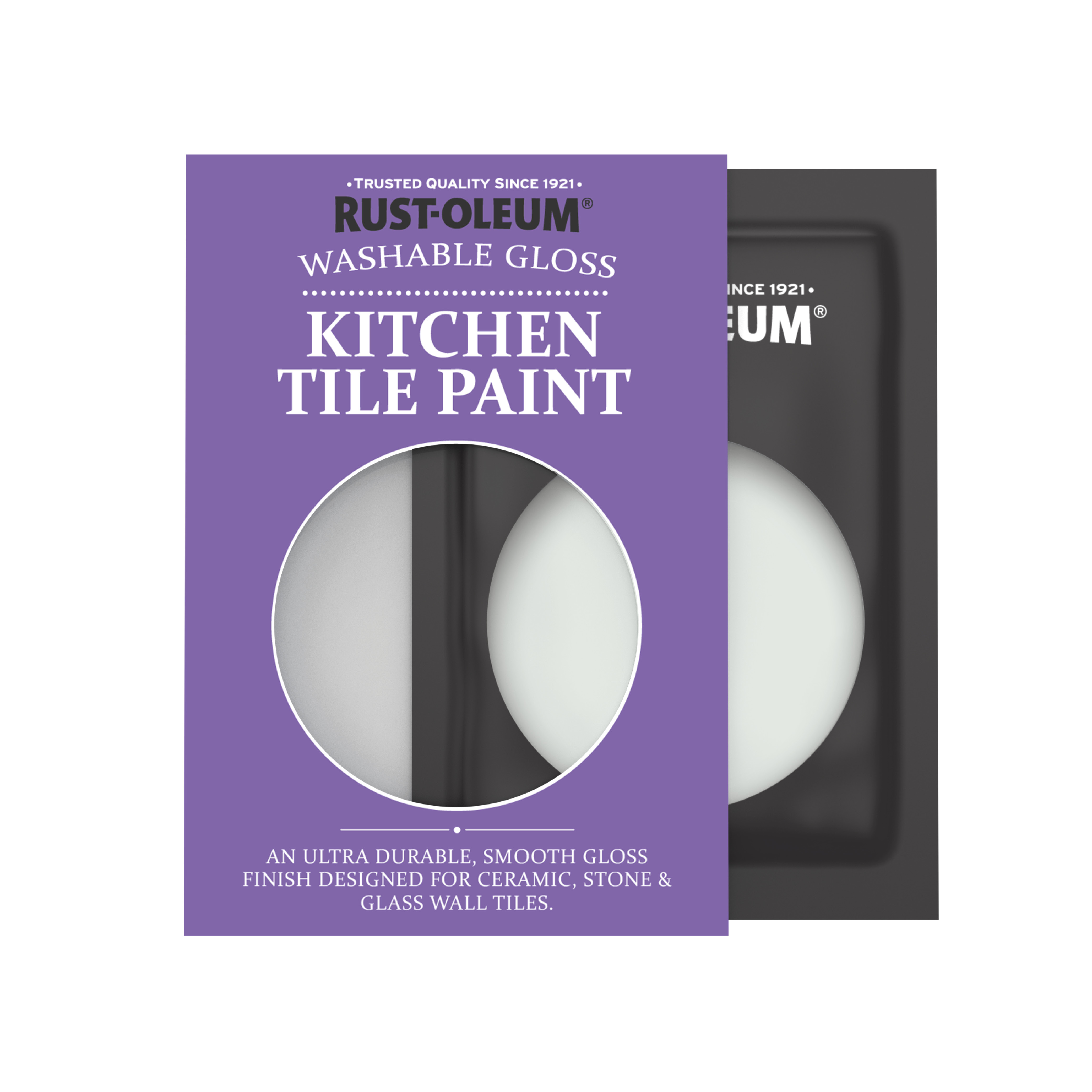 Kitchen Tile Paint, Gloss Finish - LIBRARY GREY 10ml