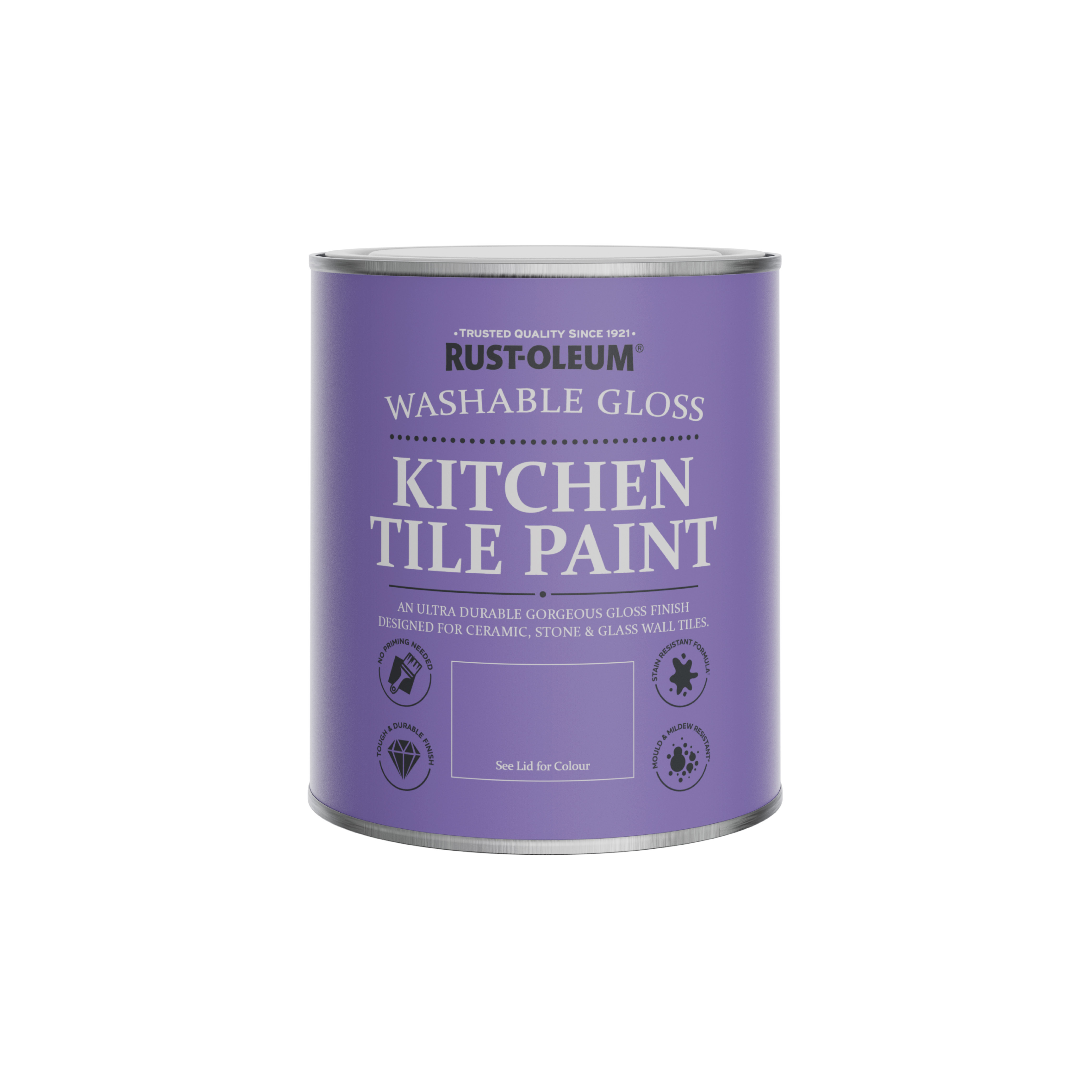 Kitchen Tile Paint, Gloss Finish - CORNFLOWER BLUE 750ml