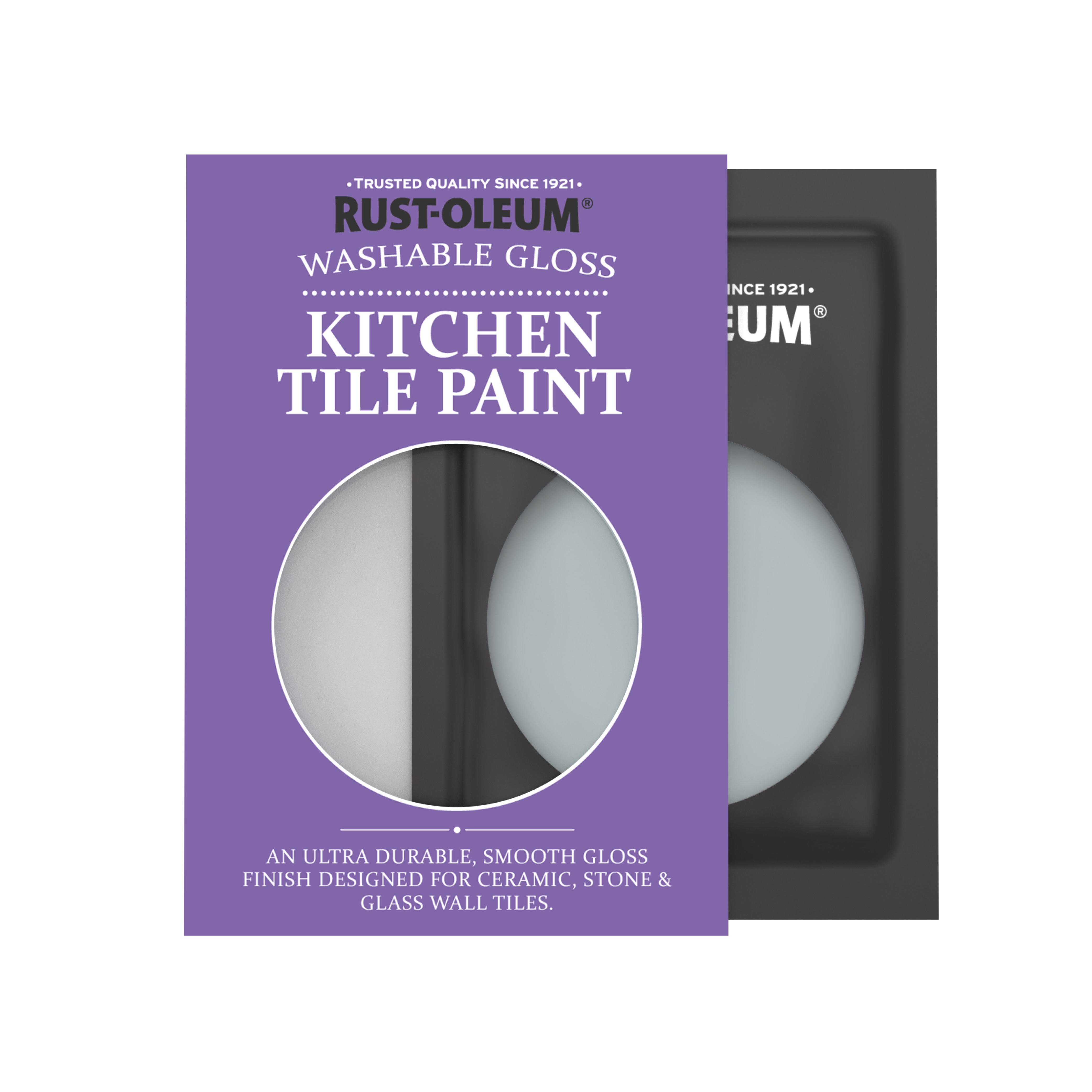 Kitchen Tile Paint, Gloss Finish - MINERAL GREY 10ml