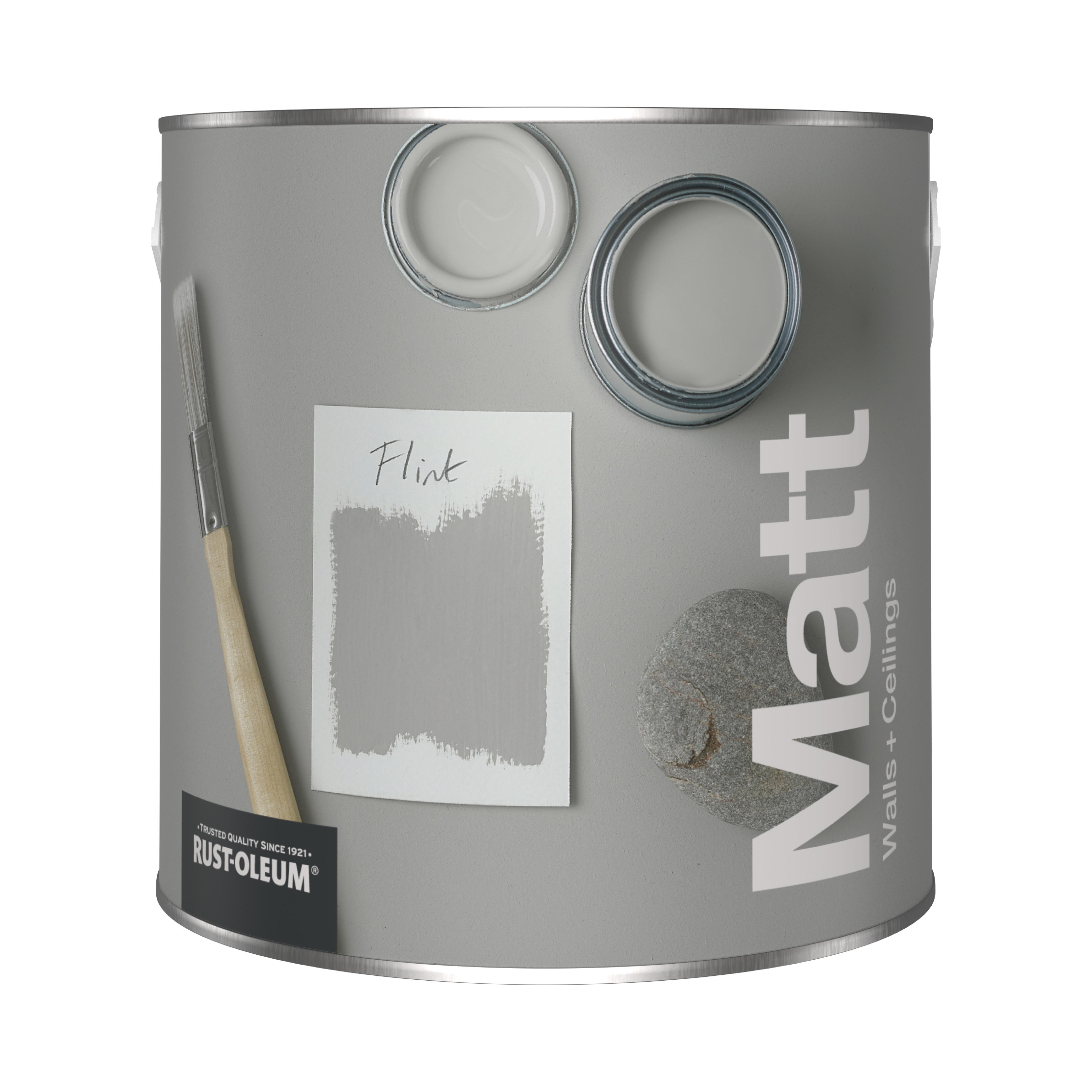 Washable Matt Wall Paint - FLINT 2.5L