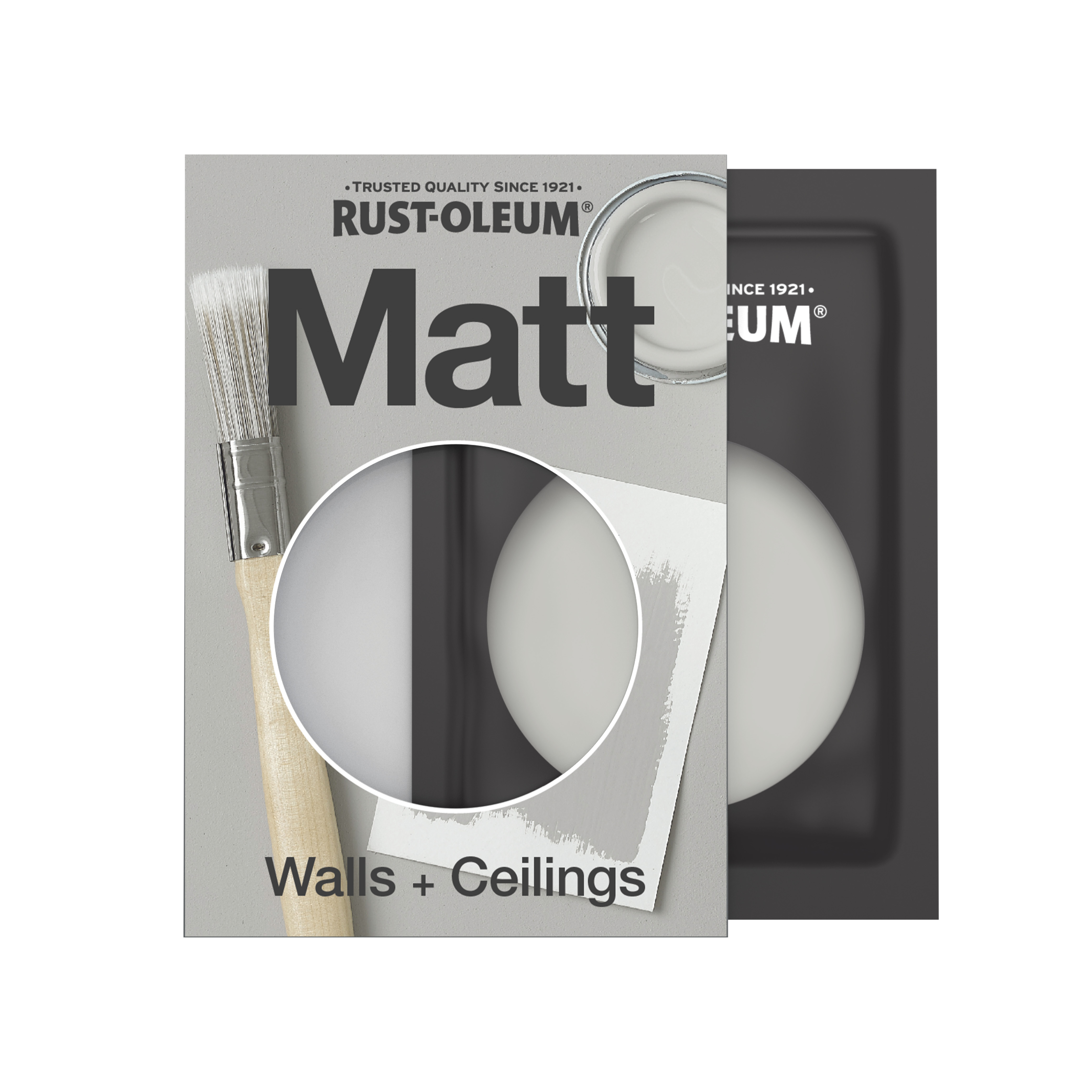 Washable Matt Wall Paint - FLINT 10ml