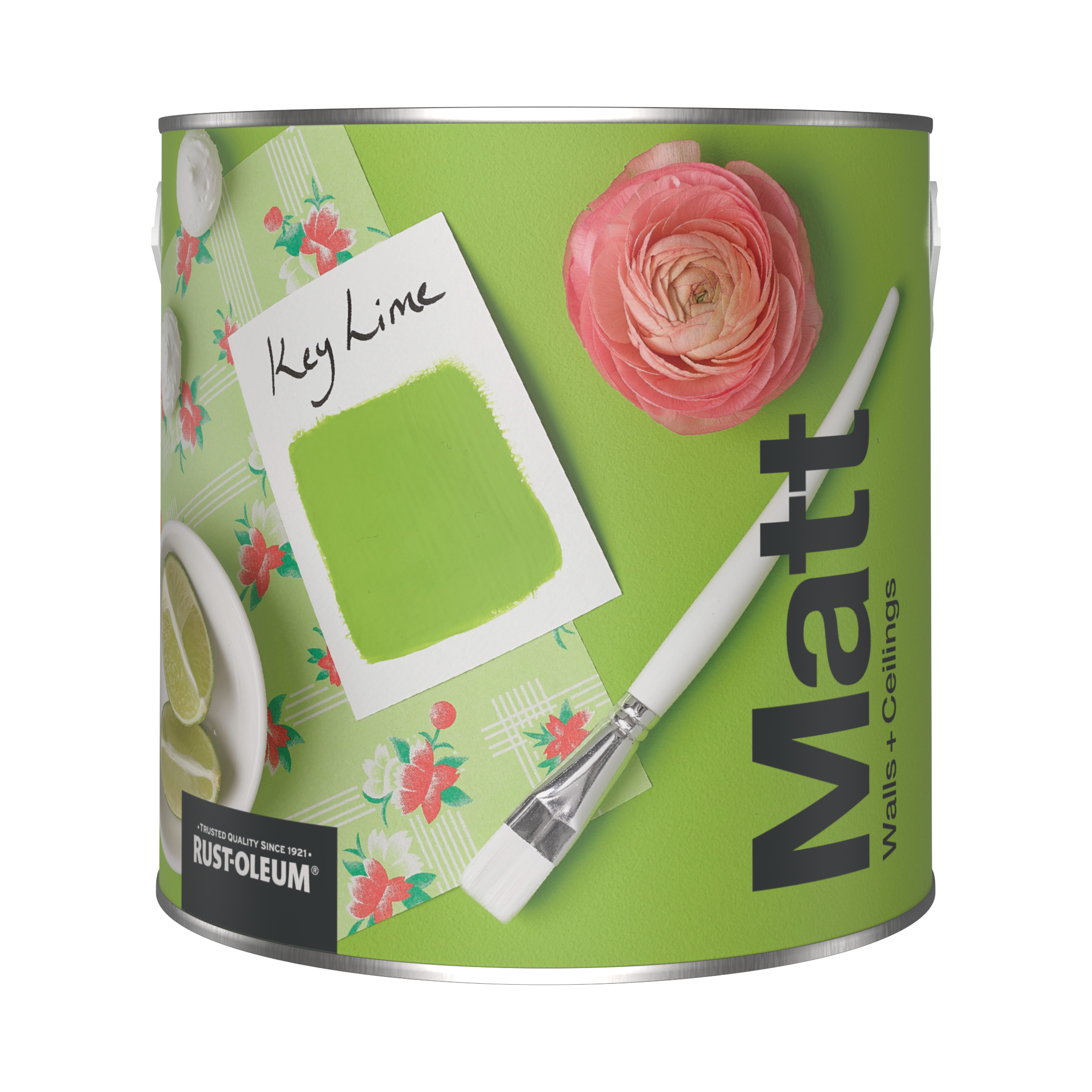Washable Matt Wall Paint - KEY LIME 2.5L