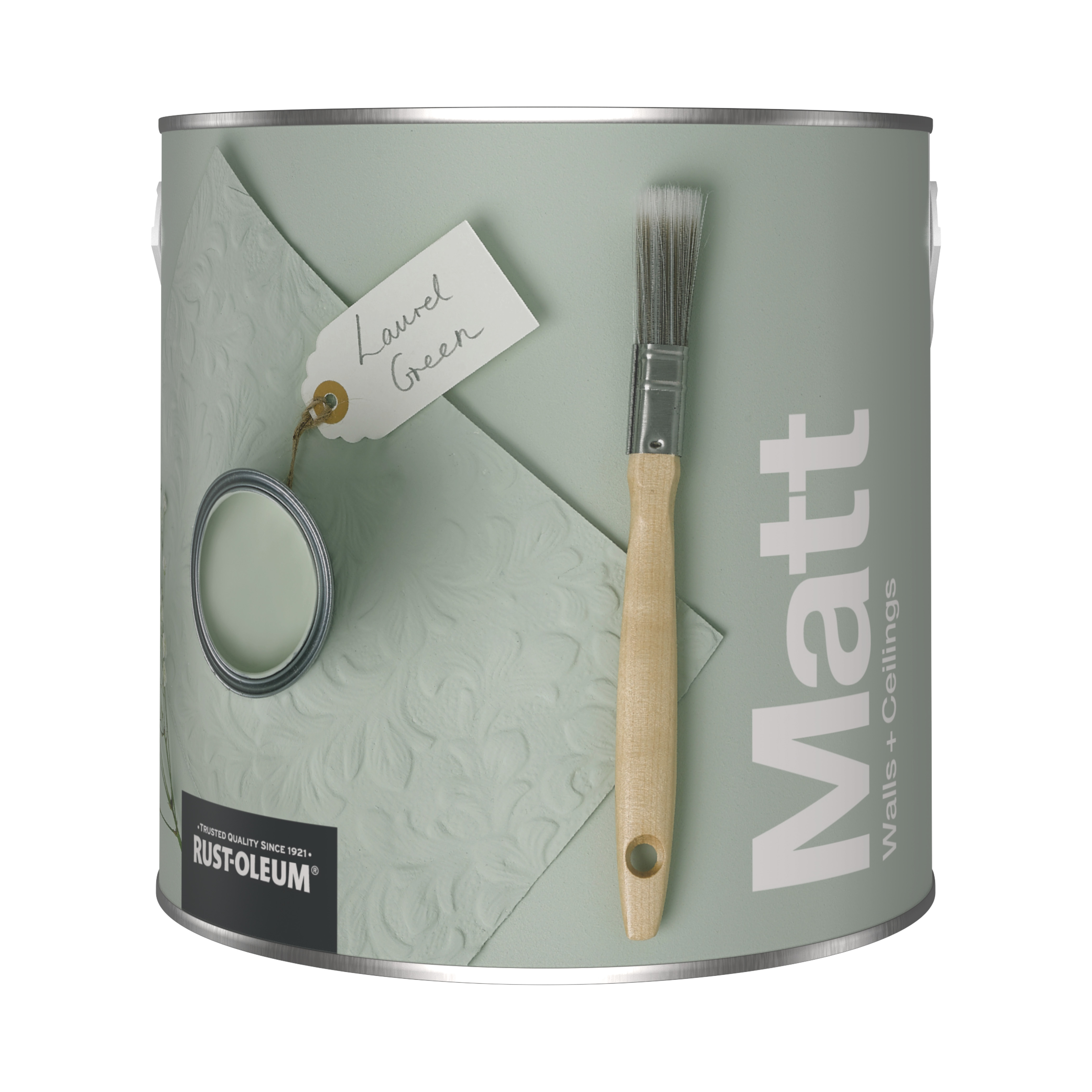 Washable Matt Wall Paint - LAUREL GREEN 2.5L