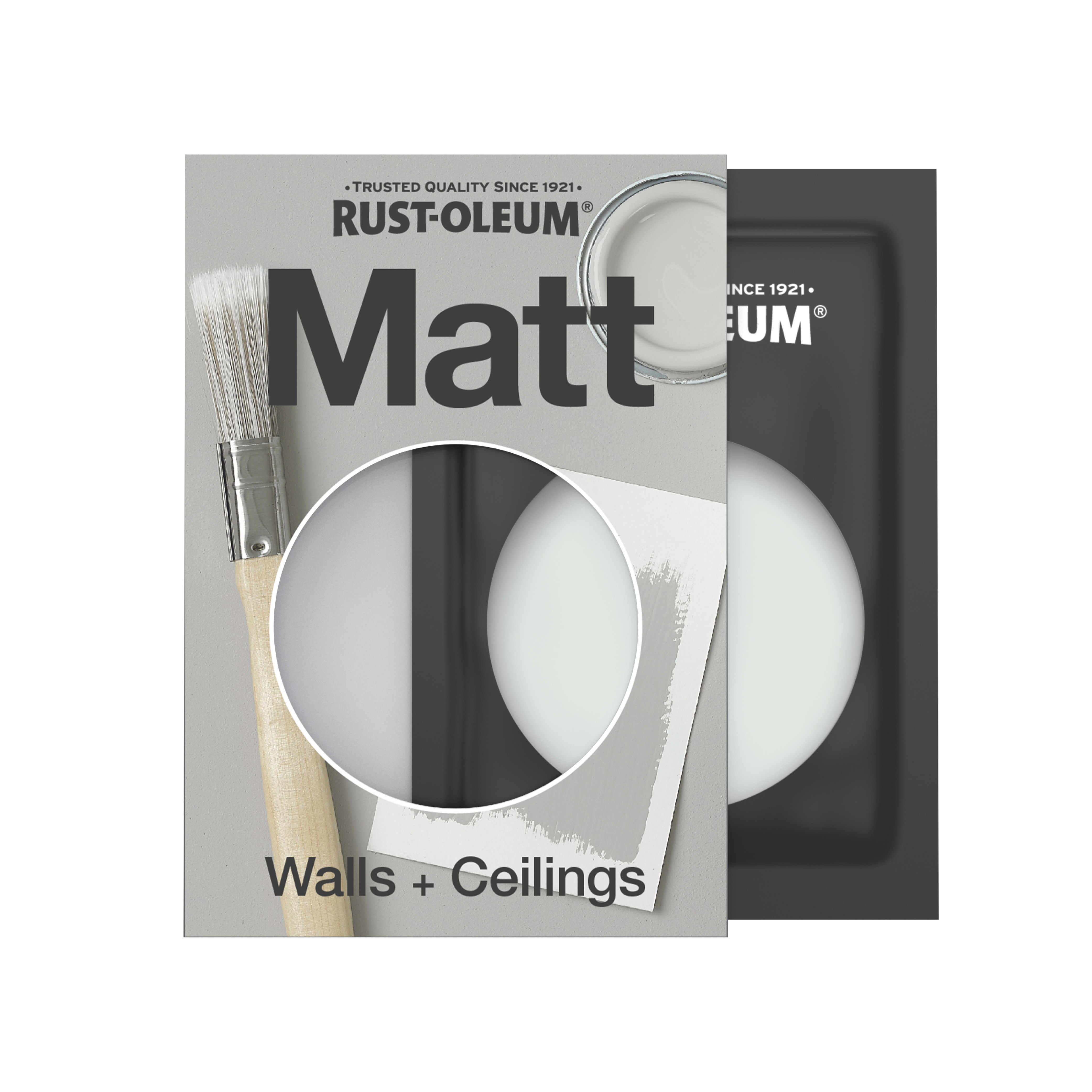 Washable Matt Wall Paint - LIBRARY GREY 10ml