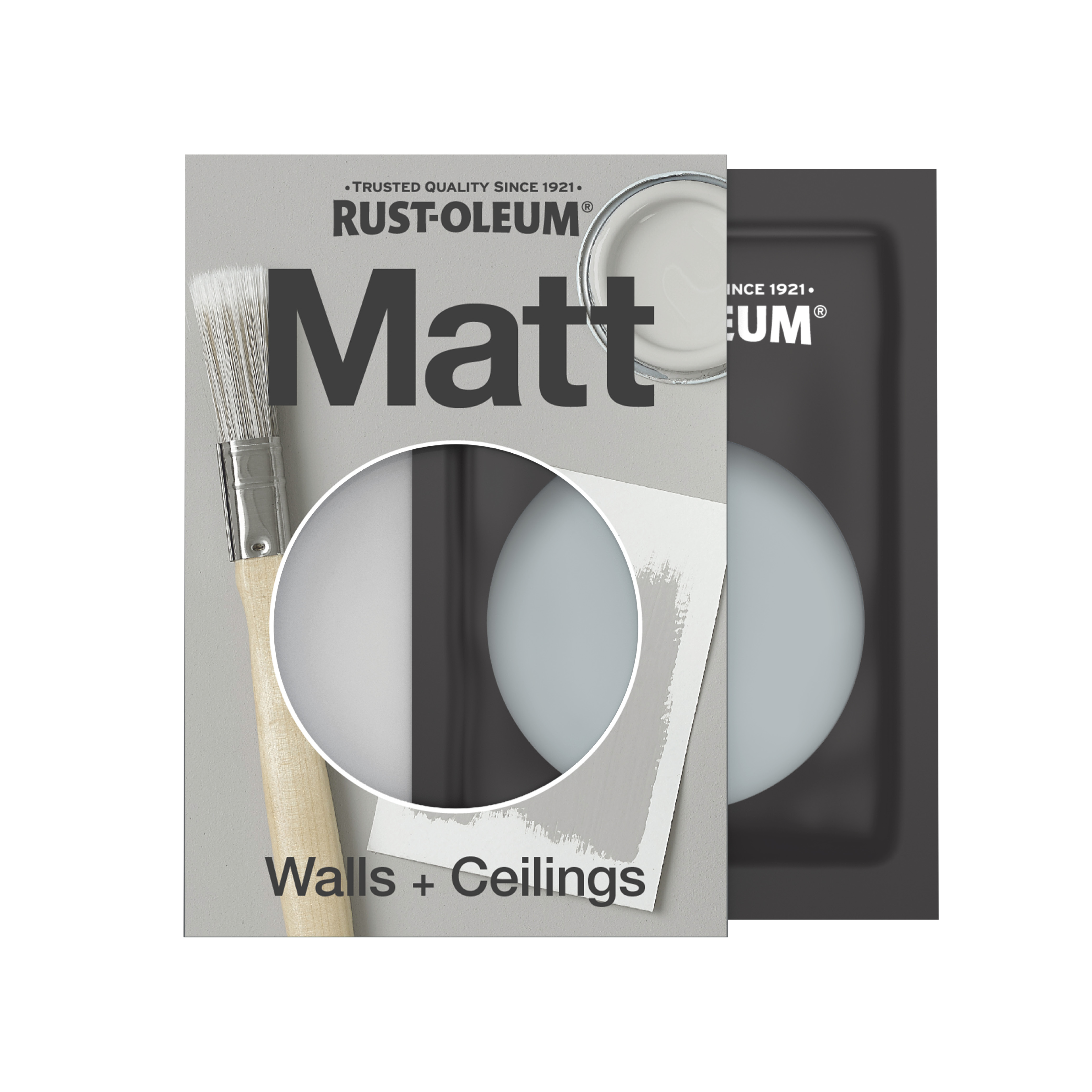 Washable Matt Wall Paint - MINERAL GREY 10ml