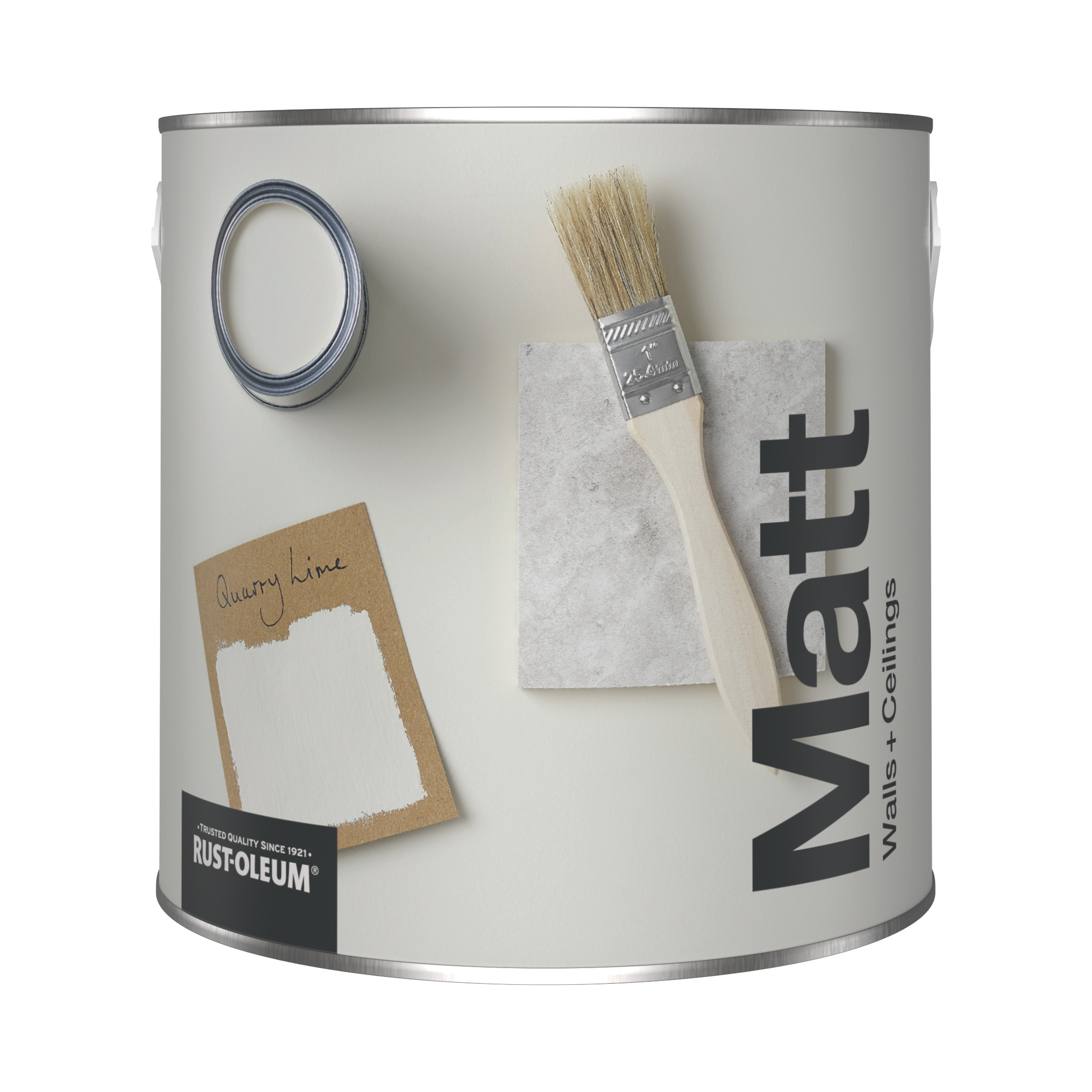 Washable Matt Wall Paint - QUARRY LIME 2.5L
