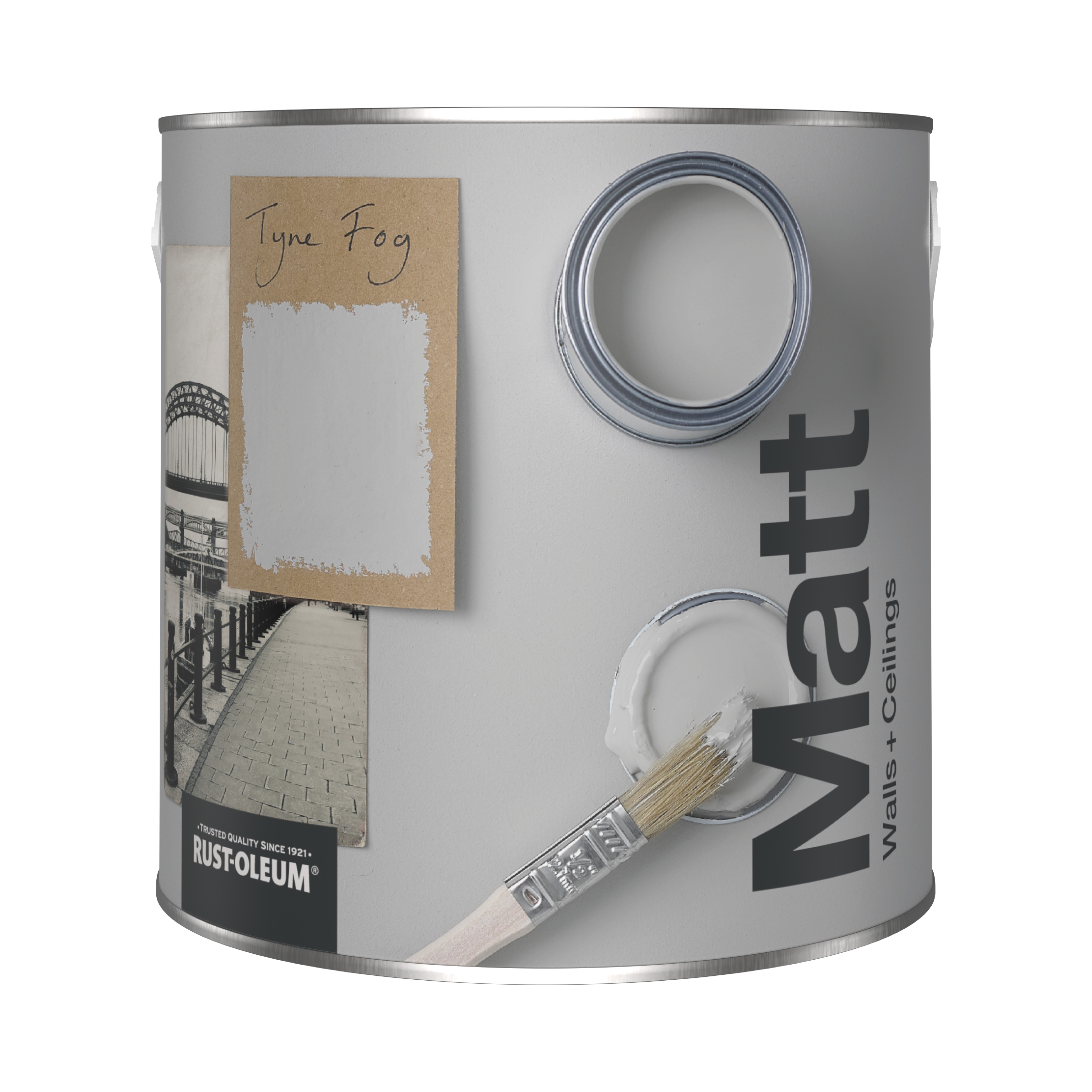 Washable Matt Wall Paint - TYNE FOG 2.5L