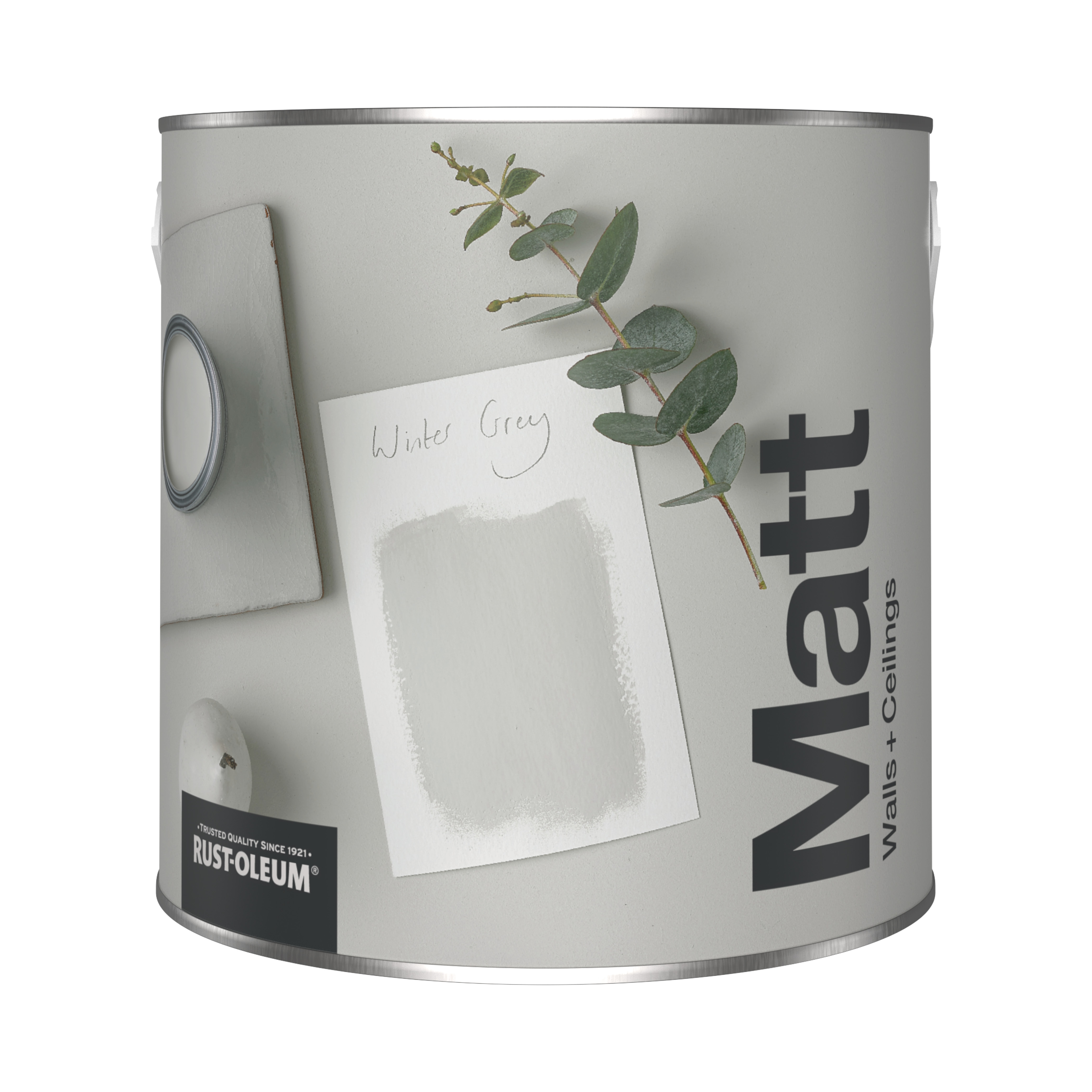 Washable Matt Wall Paint - WINTER GREY 2.5L