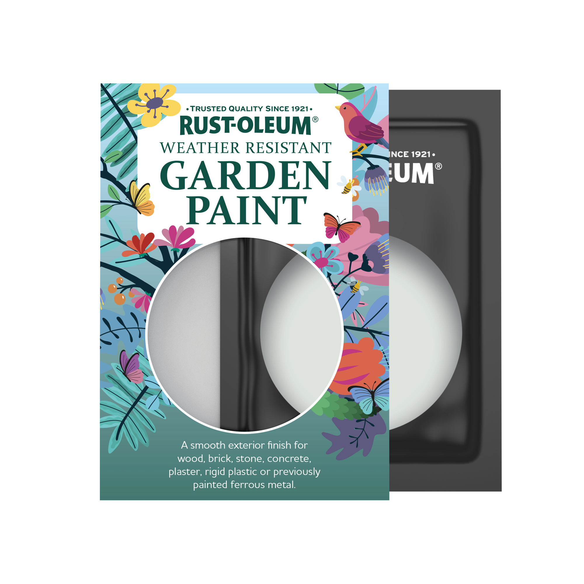 Garden Paint, Satin Finish - LIBRARY GREY 10ml