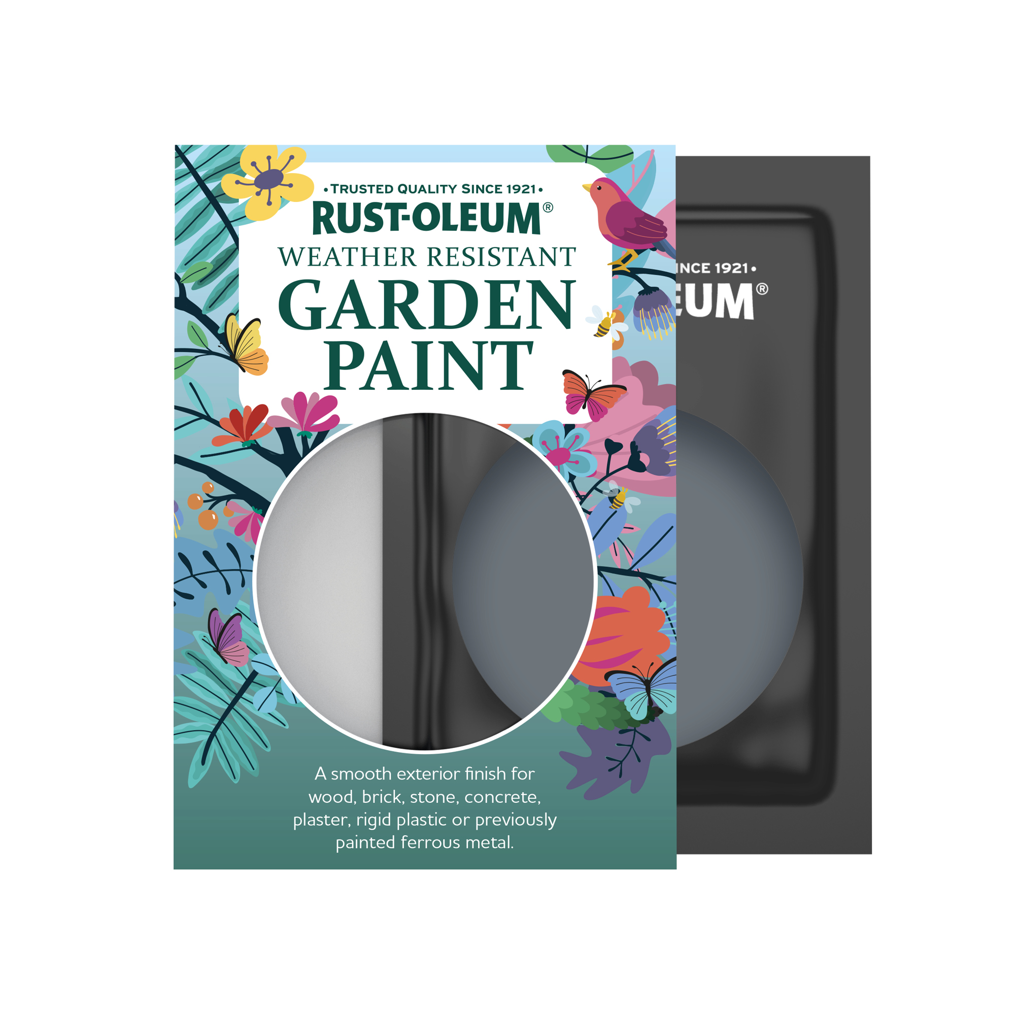 Garden Paint, Satin Finish - MARINE GREY 10ml