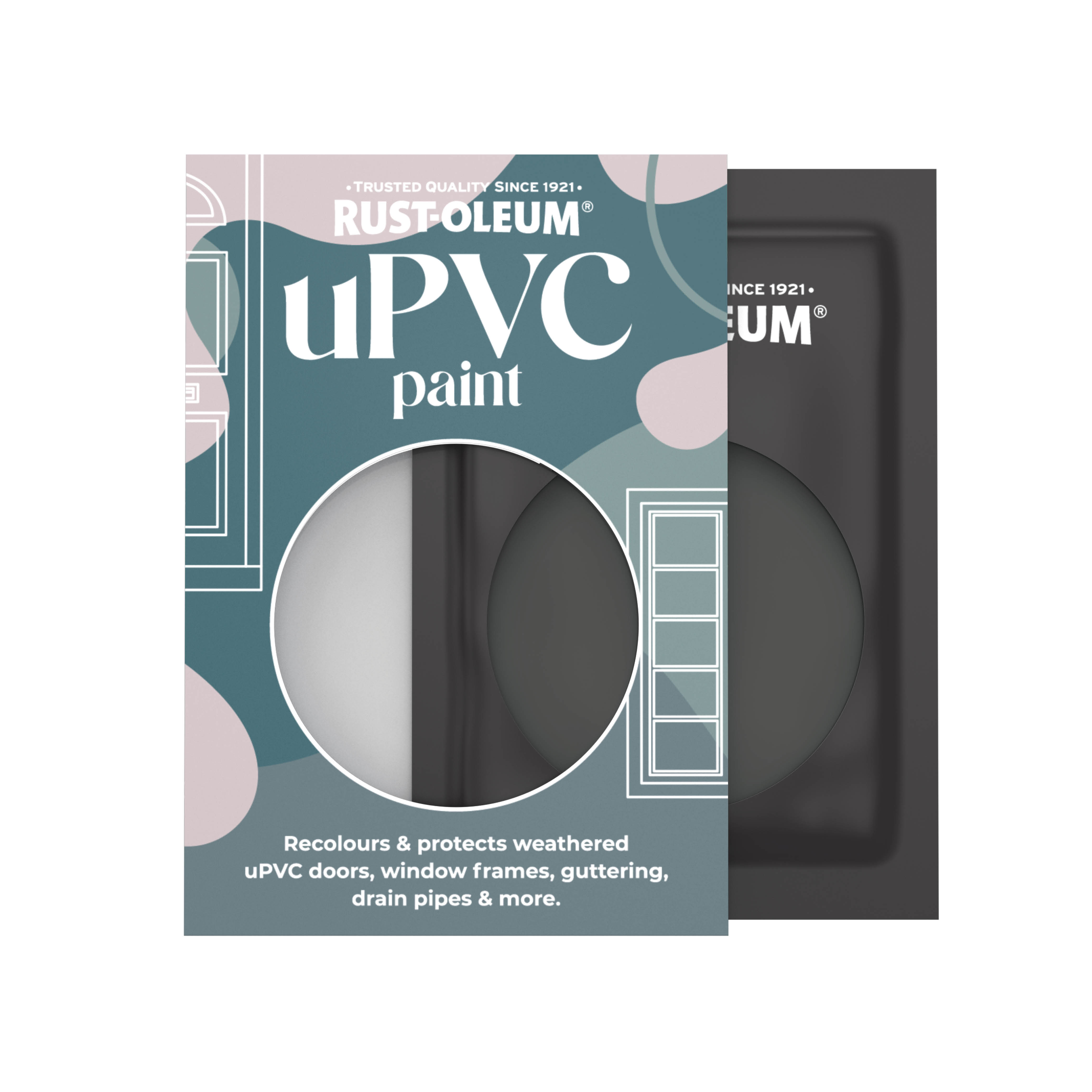 uPVC Paint, Satin Finish - NATURAL CHARCOAL (BLACK) 10ml
