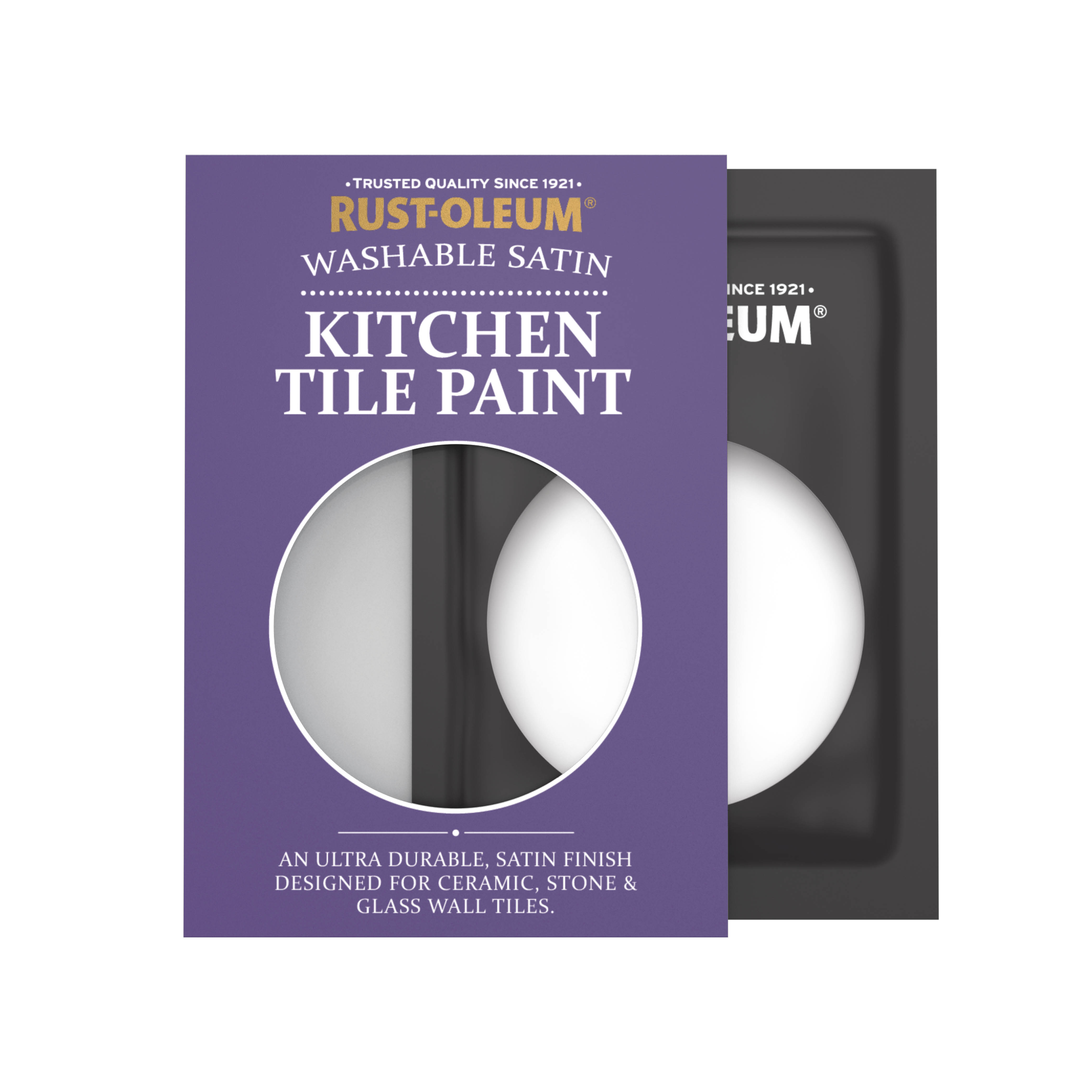 Kitchen Tile Paint, Satin Finish - COTTON (WHITE) 10ml