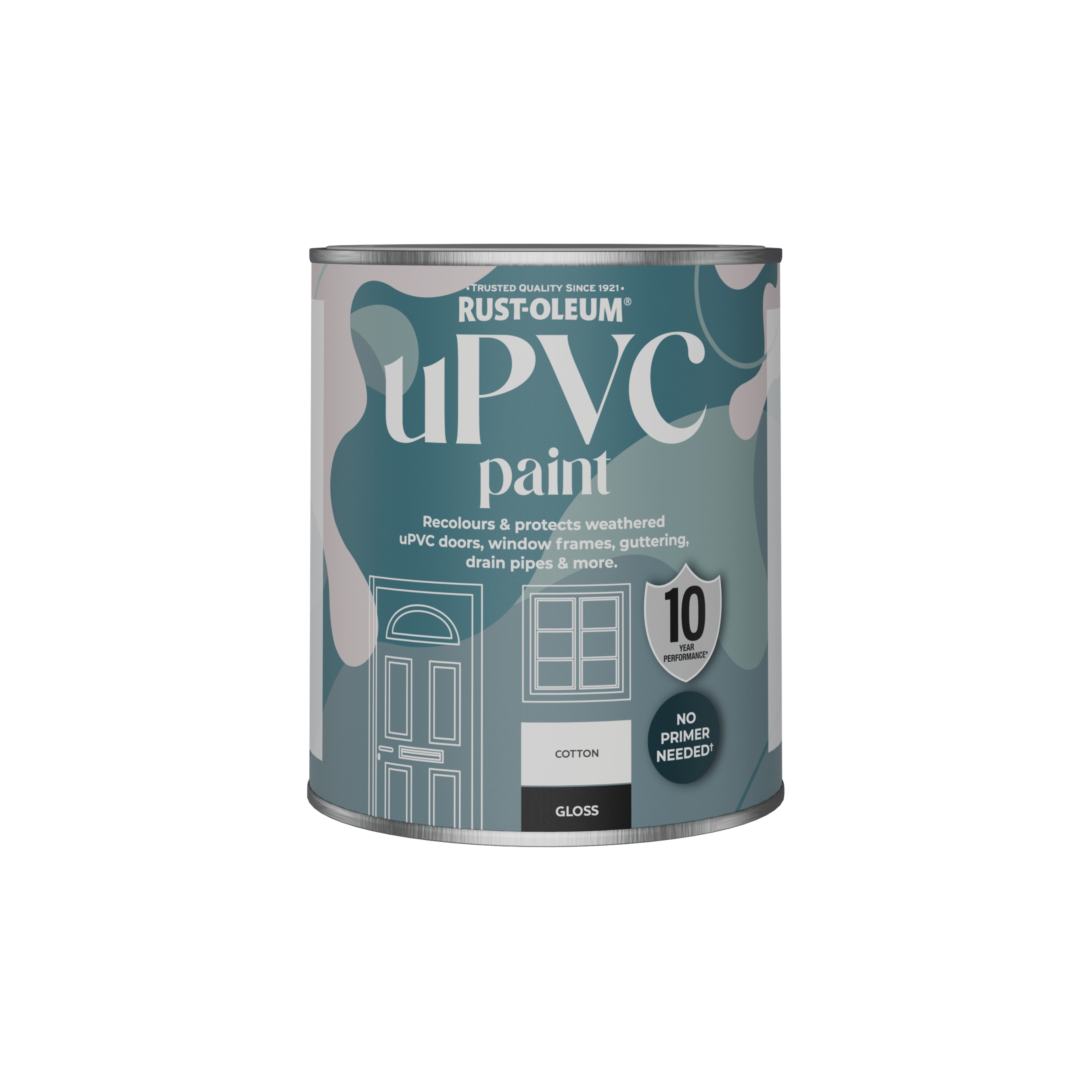 uPVC Paint, Gloss Finish - Cotton (White) 750ml