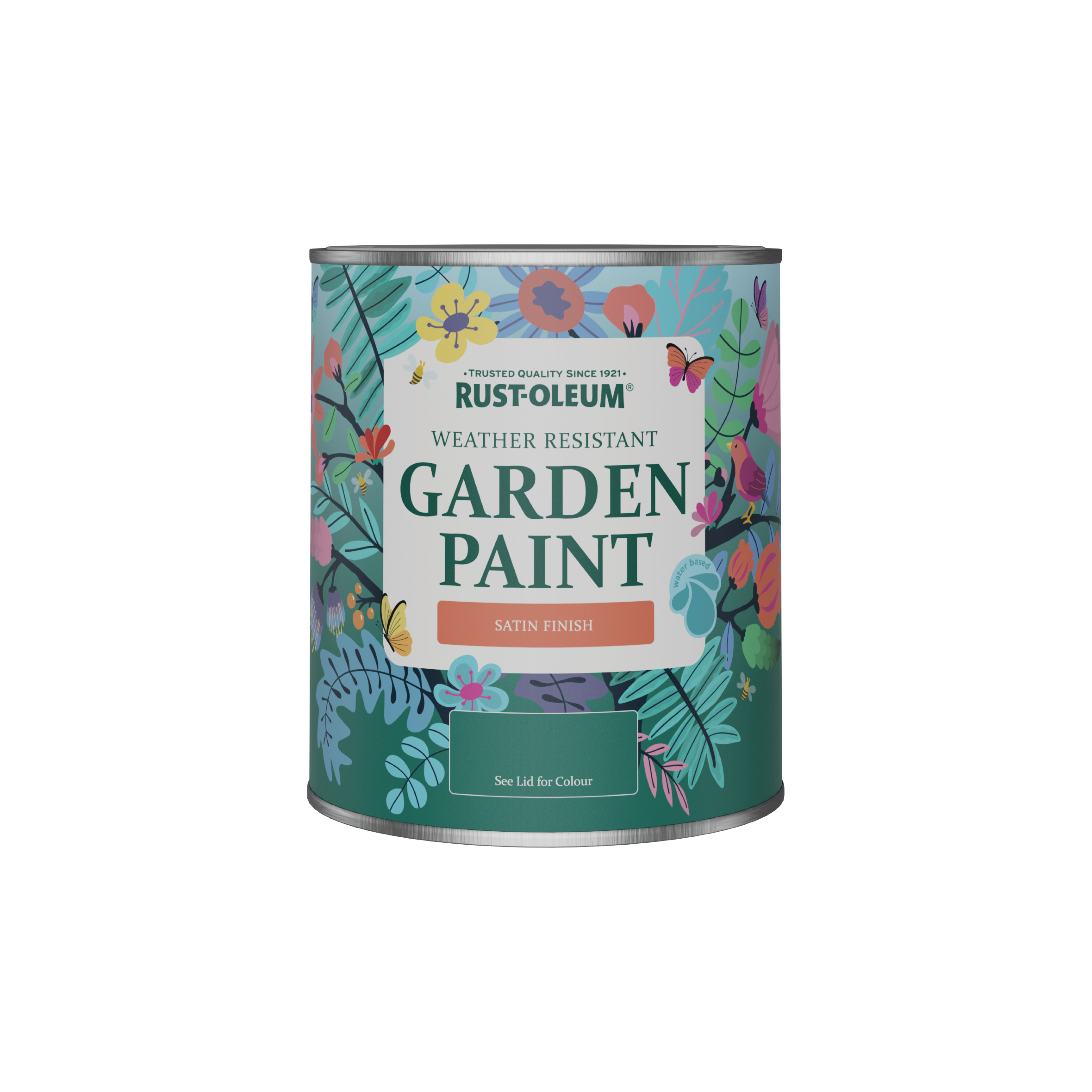 Garden Paint, Satin Finish - Wet Harvest 750ml