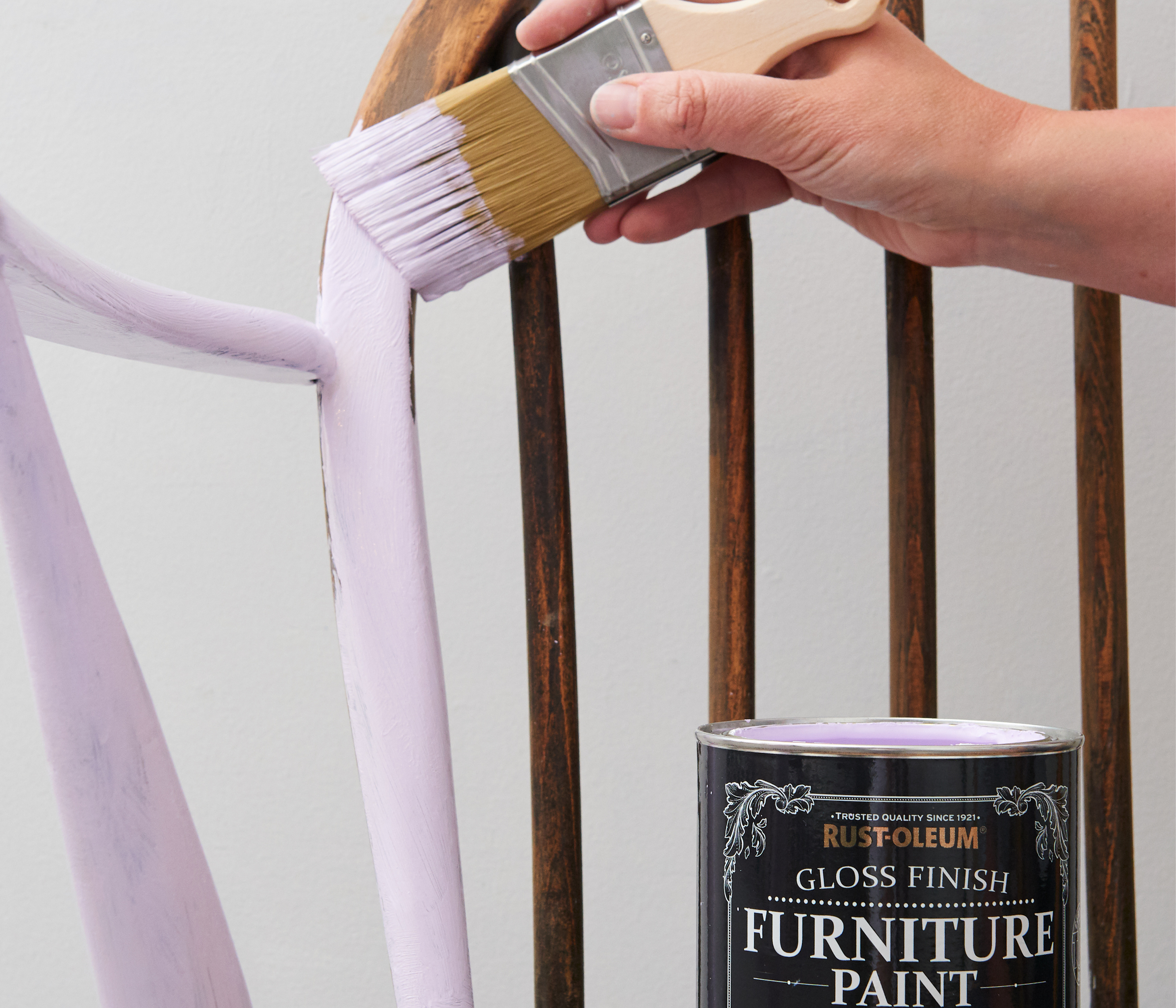 Gloss furniture paint - violet macaroon