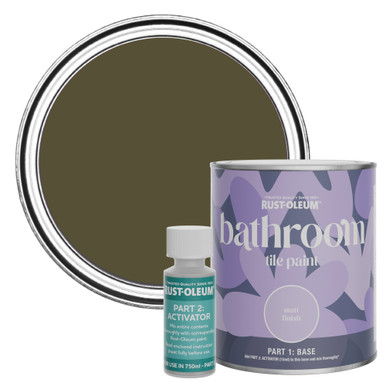 Bathroom Tile Paint, Matt Finish -  Greencroft 750ml