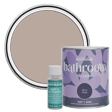 Bathroom Tile Paint, Gloss Finish - Oatfield 750ml