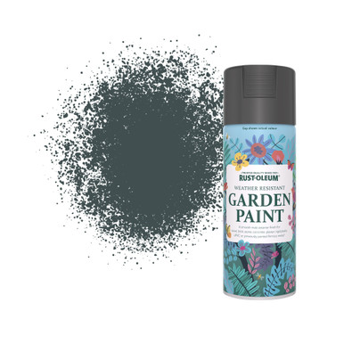 Garden Spray Paint Aerosol in a Grey Matt Finish - Anthracite (RAL 7016) 400ml