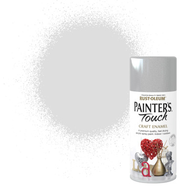 Painter's Touch Craft Enamel Spray Paint, Metallic Finish - Silver 150ml