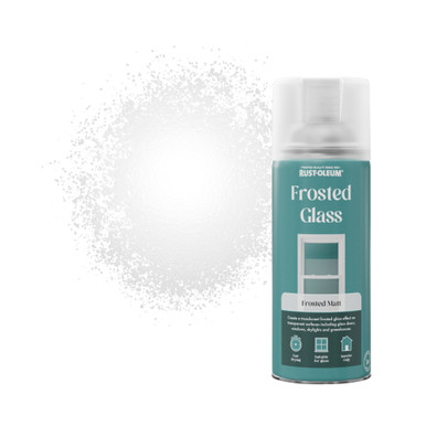 Frosted Glass Spray Paint, Matt Finish - White 150ml