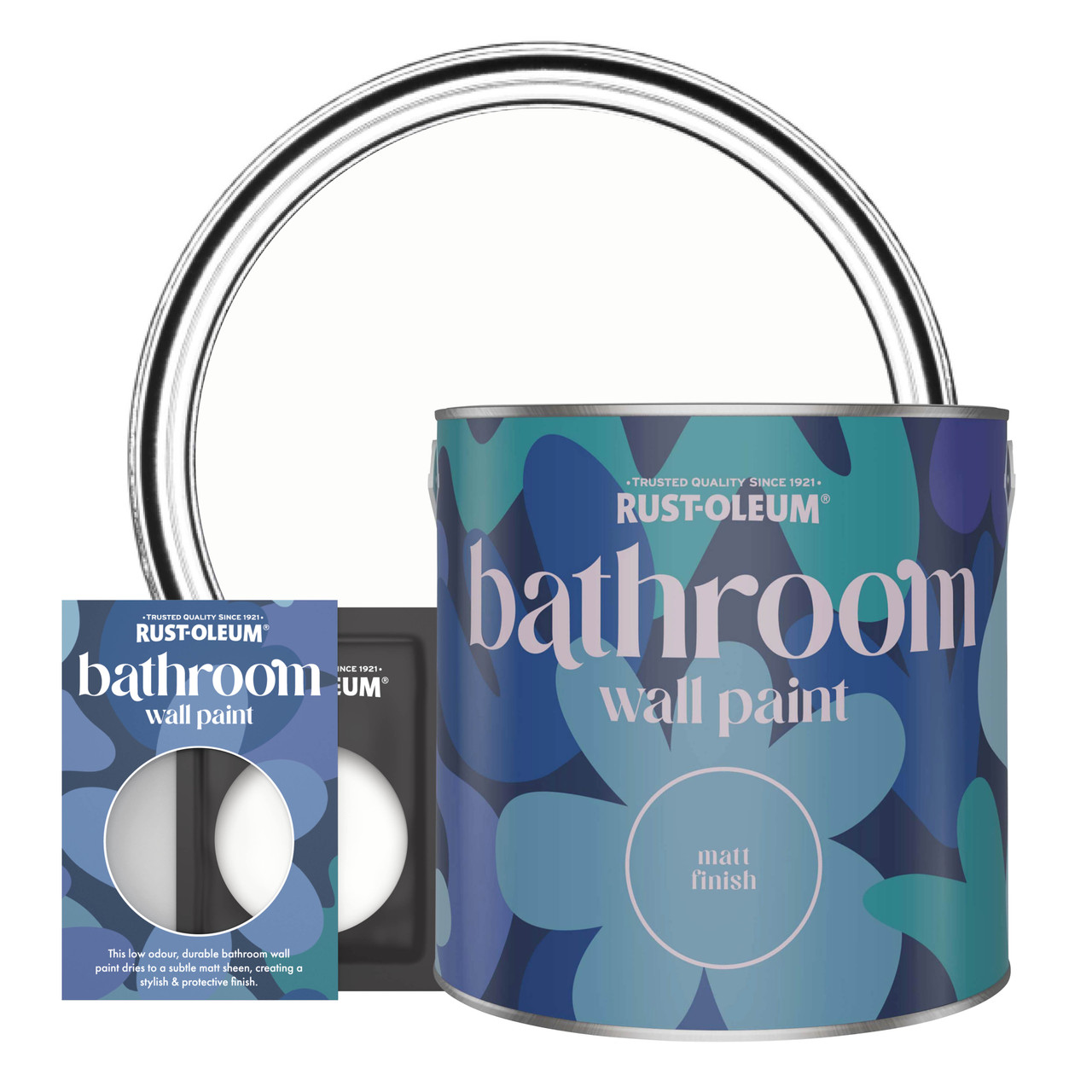 Rust-Oleum Bathroom Wall & Ceiling Paint - CHALK WHITE - 2.5L