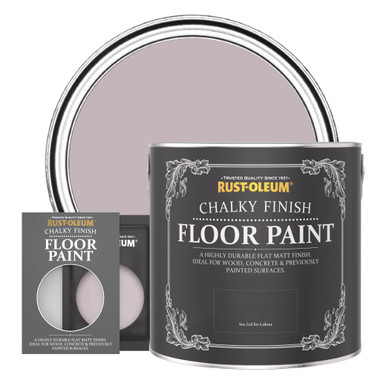 Lilac Rust Rust-Oleum Purple Chalky Floor Wood & Concrete Paint - Lilac Wine ...