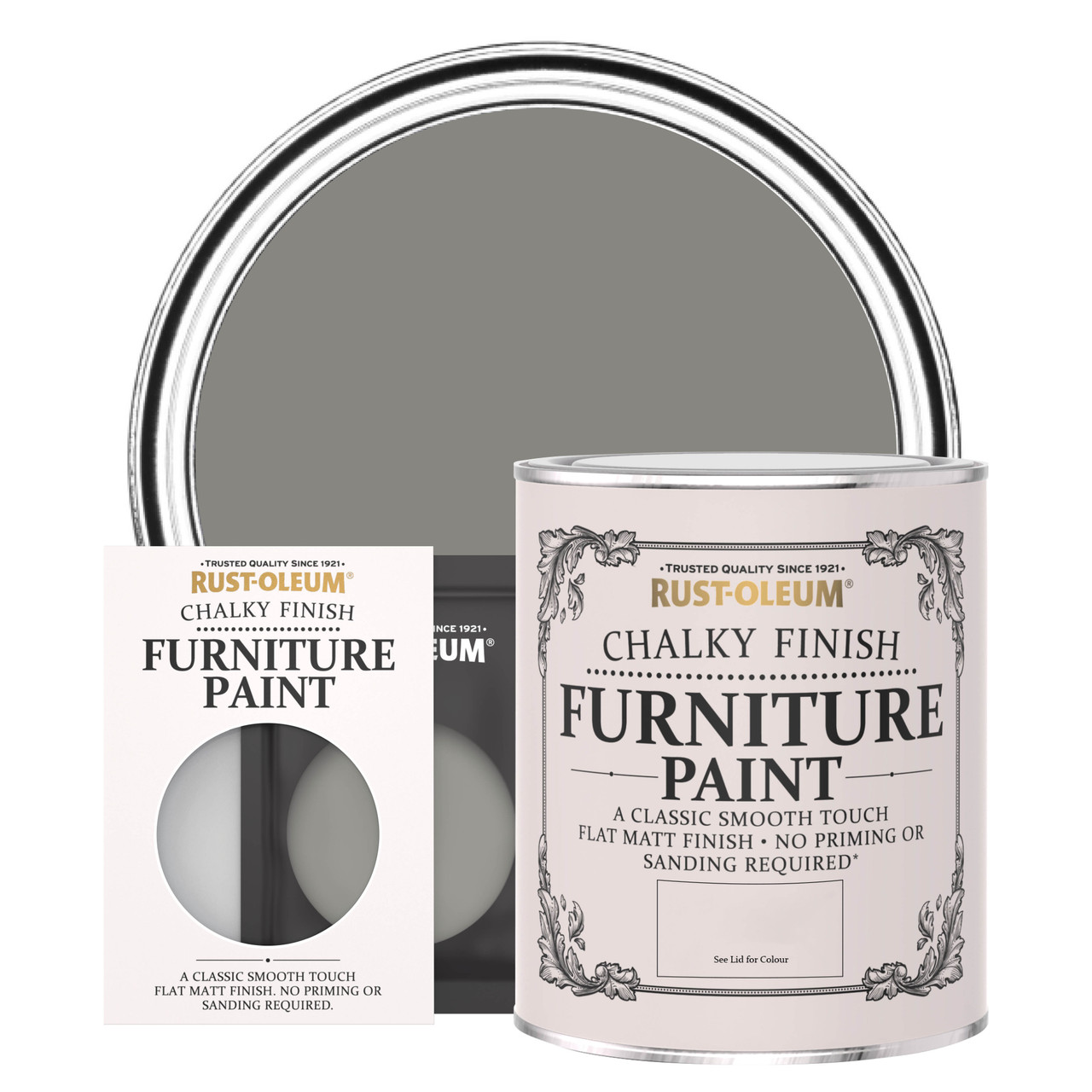 rust-oleum chalky furniture paint - art school - 750ml