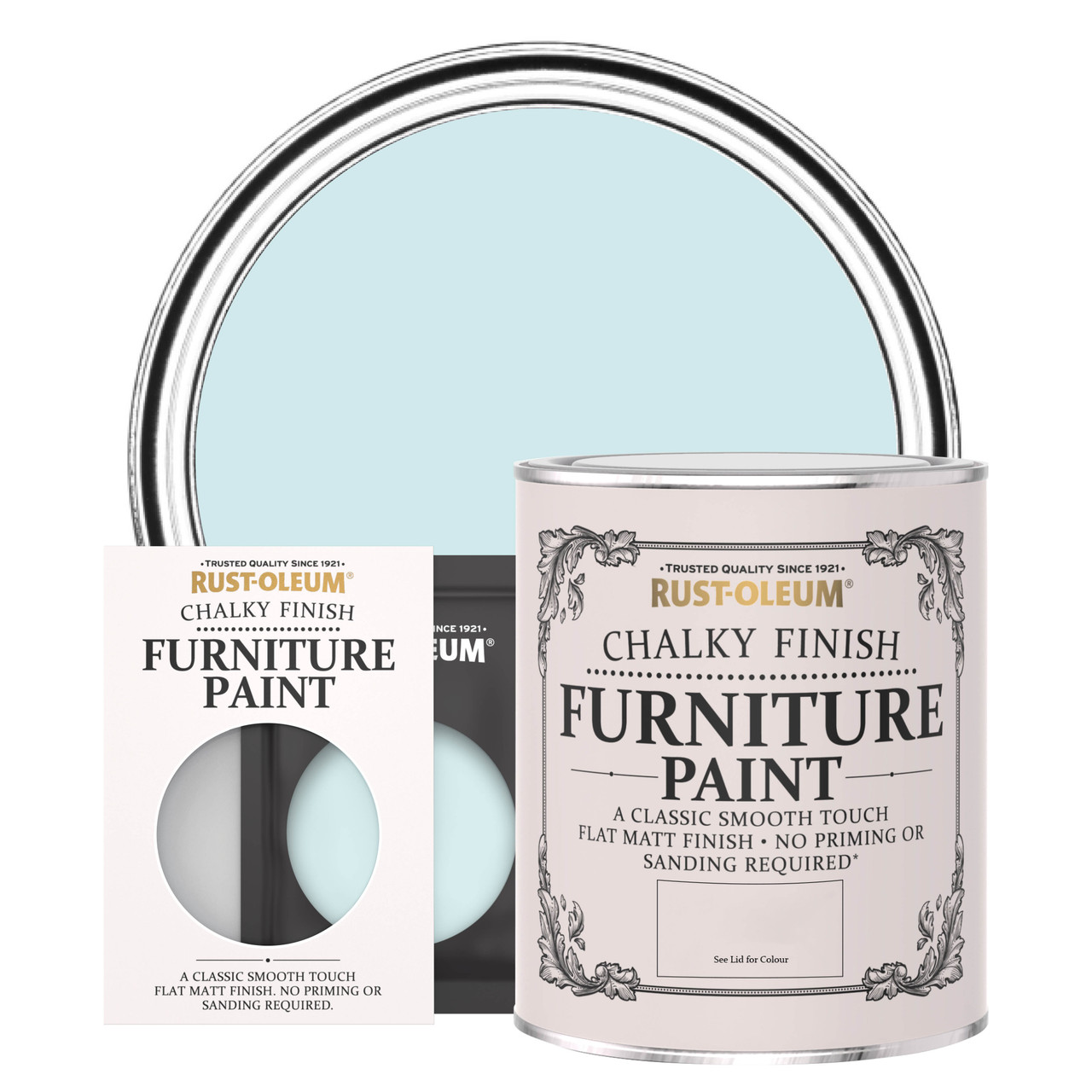 Rust-Oleum Chalky Furniture Paint - DUCK EGG - 10ml