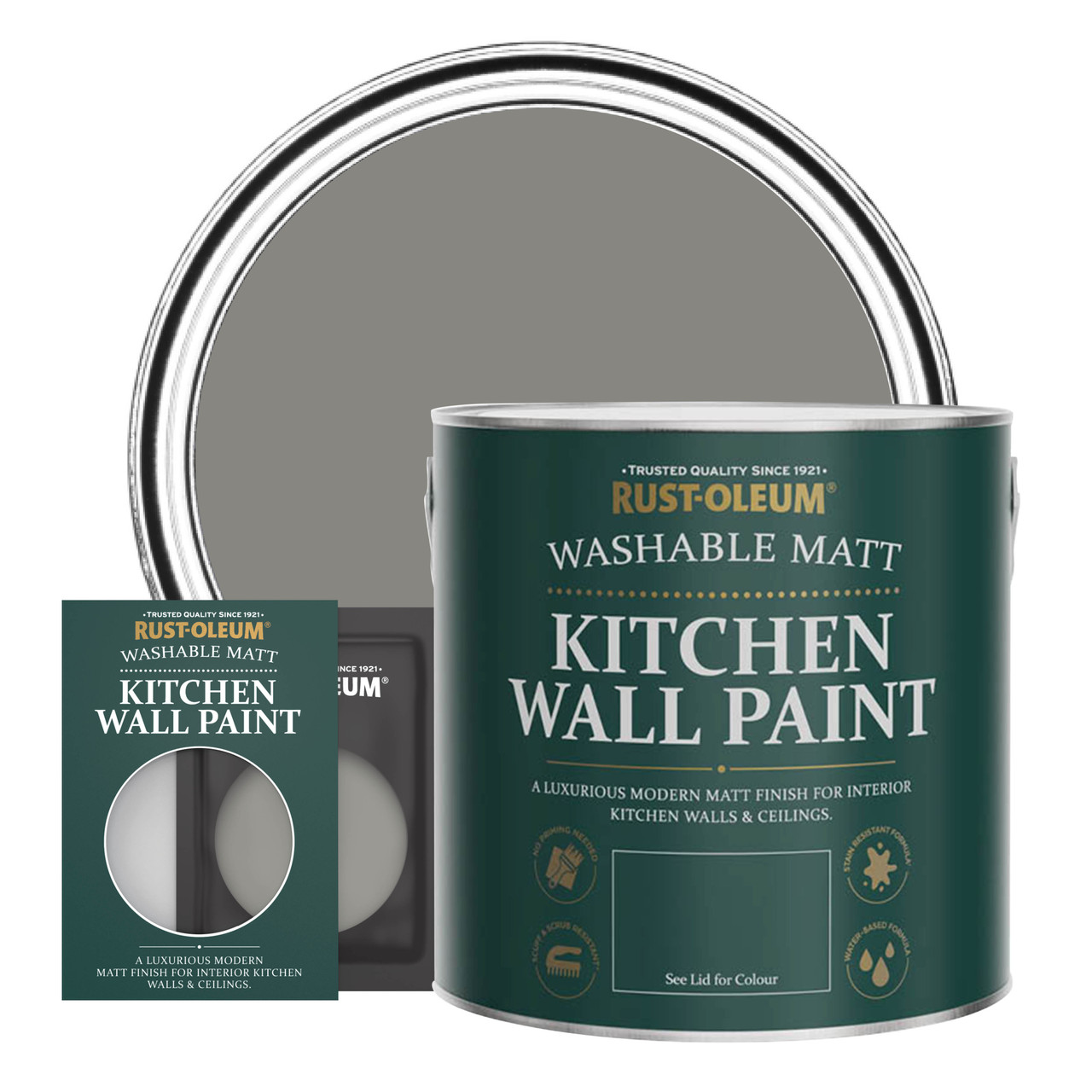 rust-oleum kitchen wall & ceiling paint - art school - 2.5l