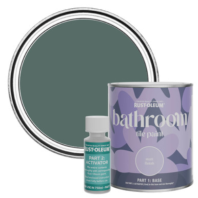 Bathroom Tile Paint, Matt Finish - Deep Sea 750ml