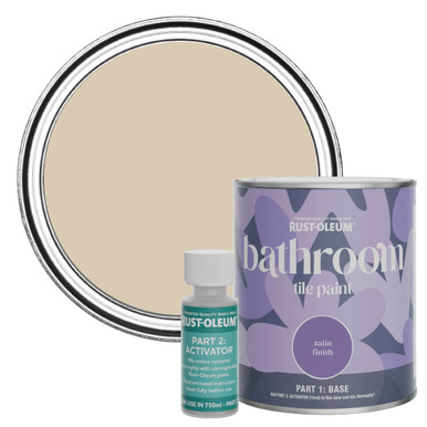 Bathroom Tile Paint, Satin Finish - Warm Clay 750ml