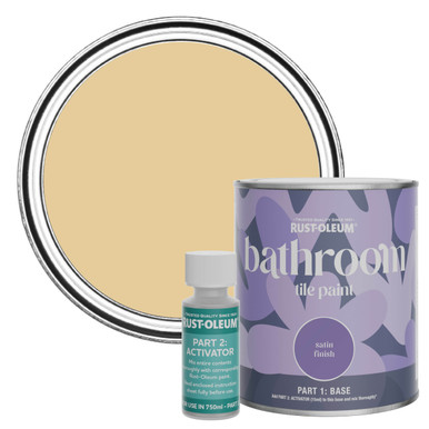 Bathroom Tile Paint, Satin Finish - Sandstorm 750ml