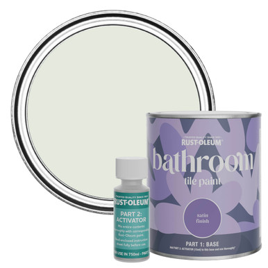 Bathroom Tile Paint, Satin Finish - Sage Mist 750ml