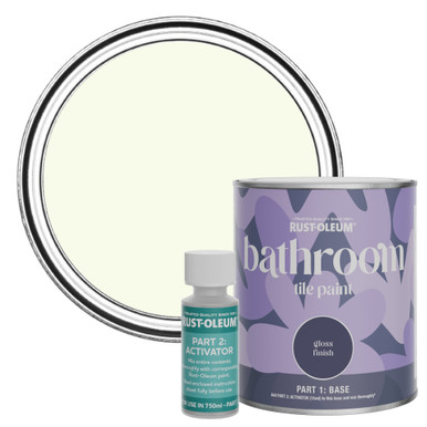 Bathroom Tile Paint, Gloss Finish - Apple Blossom 750ml