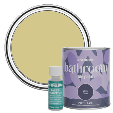 Bathroom Tile Paint, Gloss Finish - Wasabi 750ml