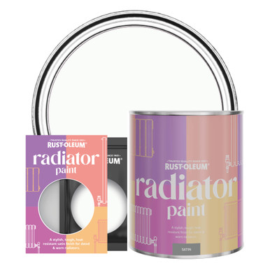 Moonstone Radiator Paint Satin White Finish | Rust-Oleum