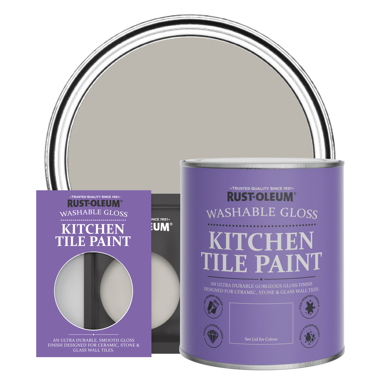 Rust-Oleum Kitchen Tile Paint, Gloss Finish - GORTHLECK - 750ml