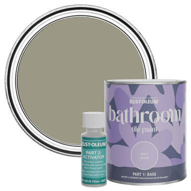 Bathroom Tile Paint, Matt Finish - Grounded 750ml