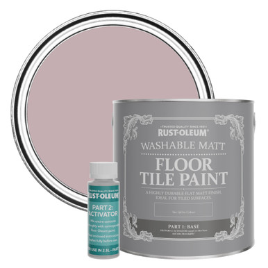 Lausitzer Farbwerke 5L Tile Paint - 2-in-1 Primer & Paint, Glossy Finish For Floors & Walls