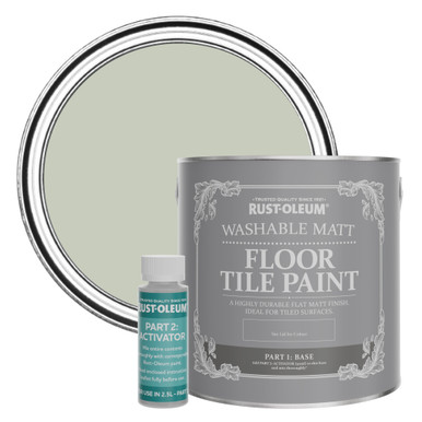 Floor Tile Paint, Matt Finish - Aloe 2.5L