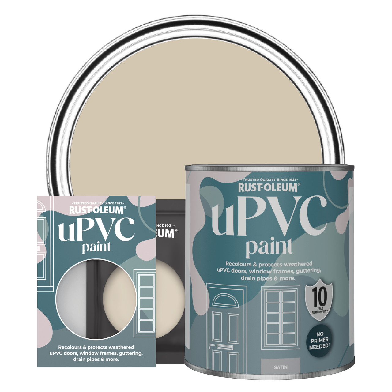 Rust-Oleum uPVC Paint, Satin Finish - BUTTERSCOTCH - 10ml