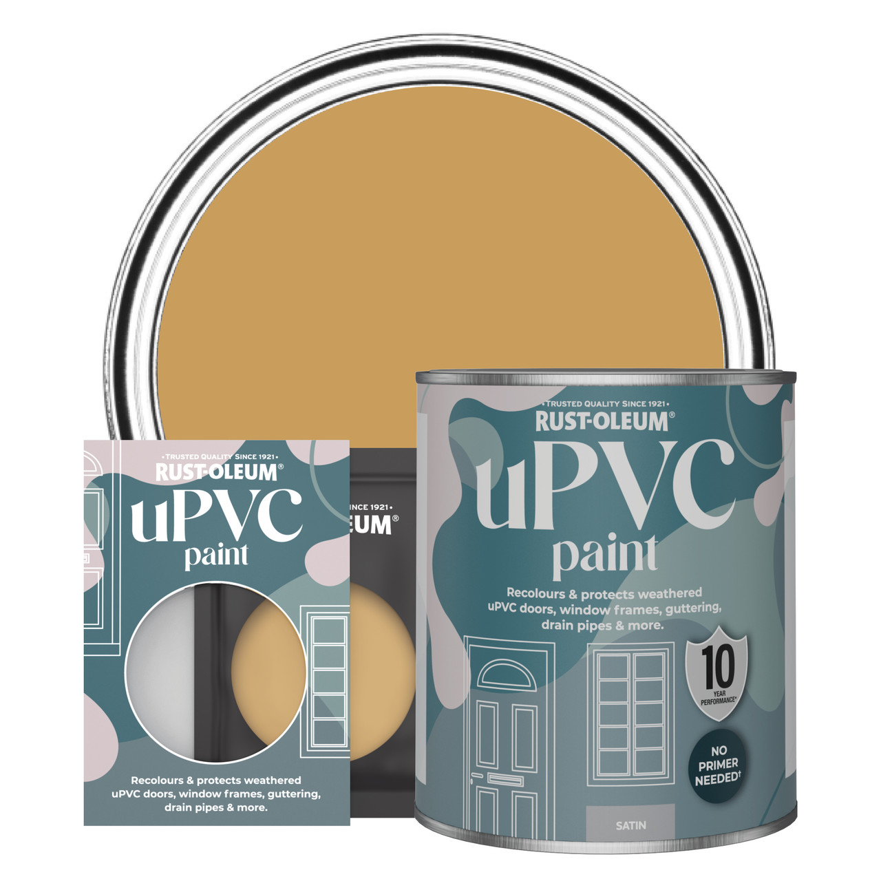 Rust-Oleum uPVC Paint, Satin Finish - DIJON - 750ml