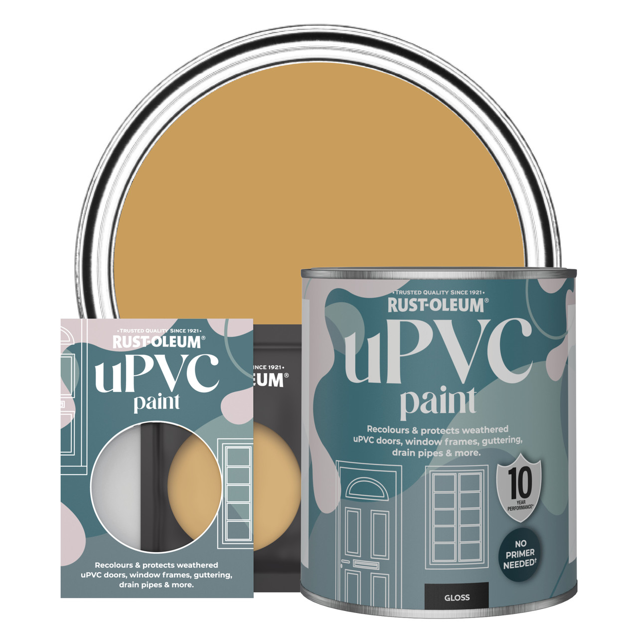 Rust-Oleum uPVC Paint, Gloss Finish - DIJON - 750ml
