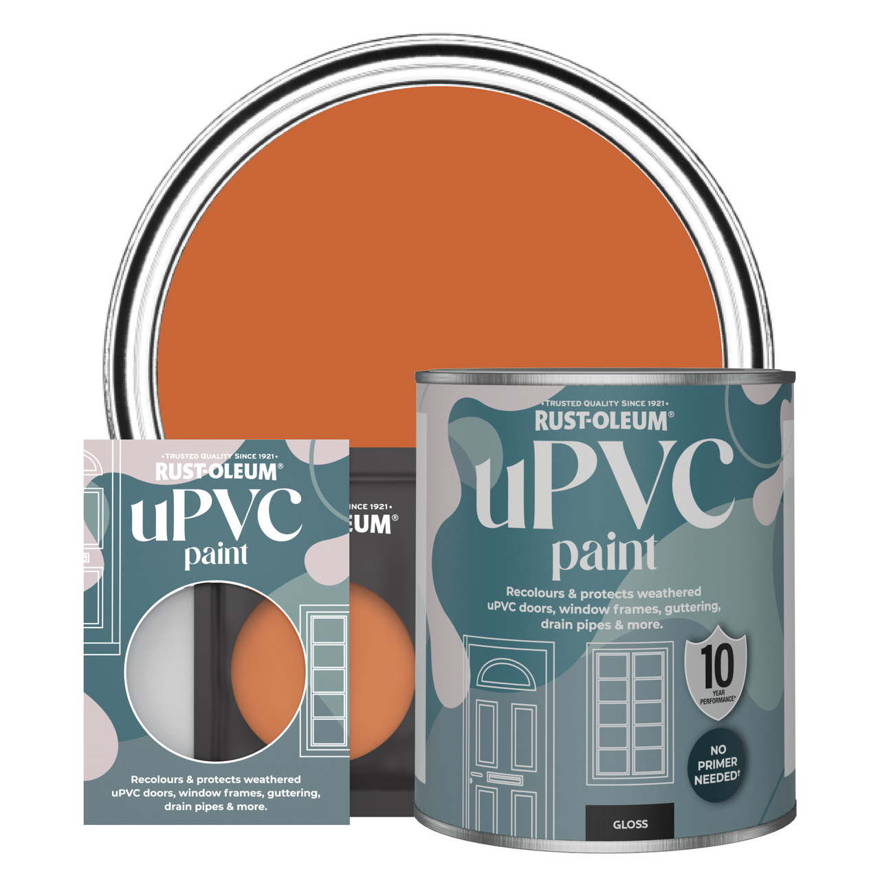 Rust-Oleum uPVC Paint, Gloss Finish - TIGER TEA - 750ml