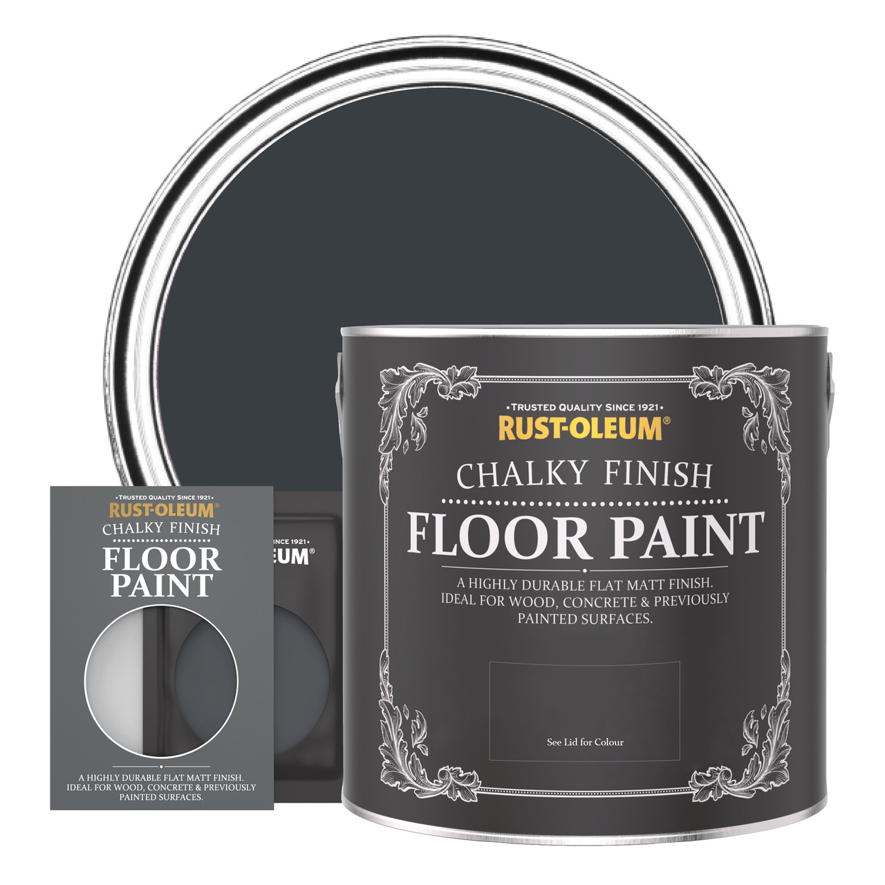 Rust-Oleum Floor Paint - ANTHRACITE (RAL 7016) - 2.5L