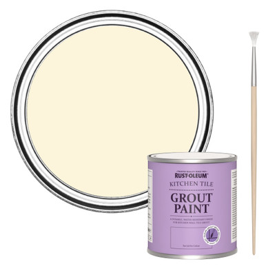 Kitchen Grout Paint - Clotted Cream 250ml