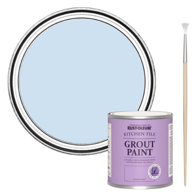 Kitchen Grout Paint - Powder Blue 250ml
