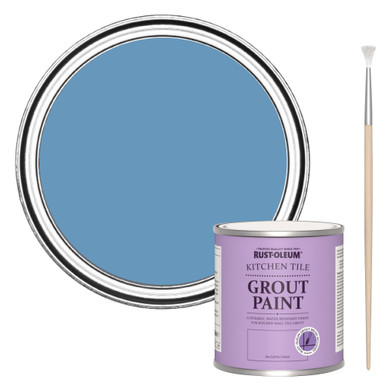 Kitchen Grout Paint - Cornflower Blue 250ml